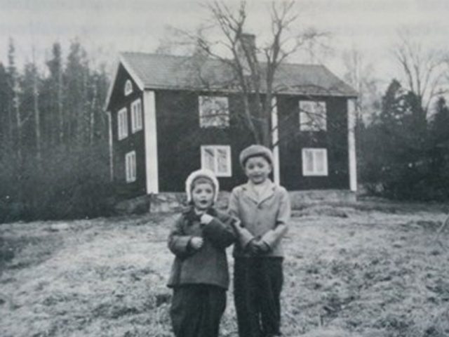 Fallängetorp lantgård på 50-talet.